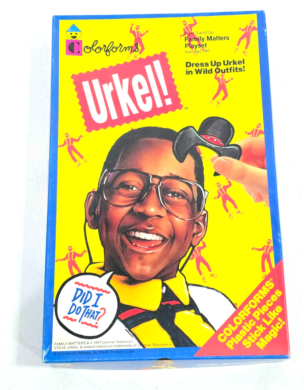 Vintage ColorForms Urkel Family Matters Playset #747